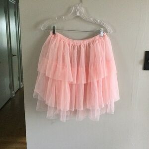 Free People Pink Tulle Skirt, NWT